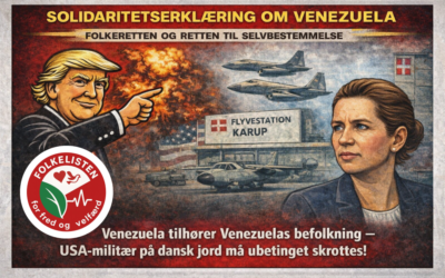 Folkelistens solidaritetserklæring om Venezuela
