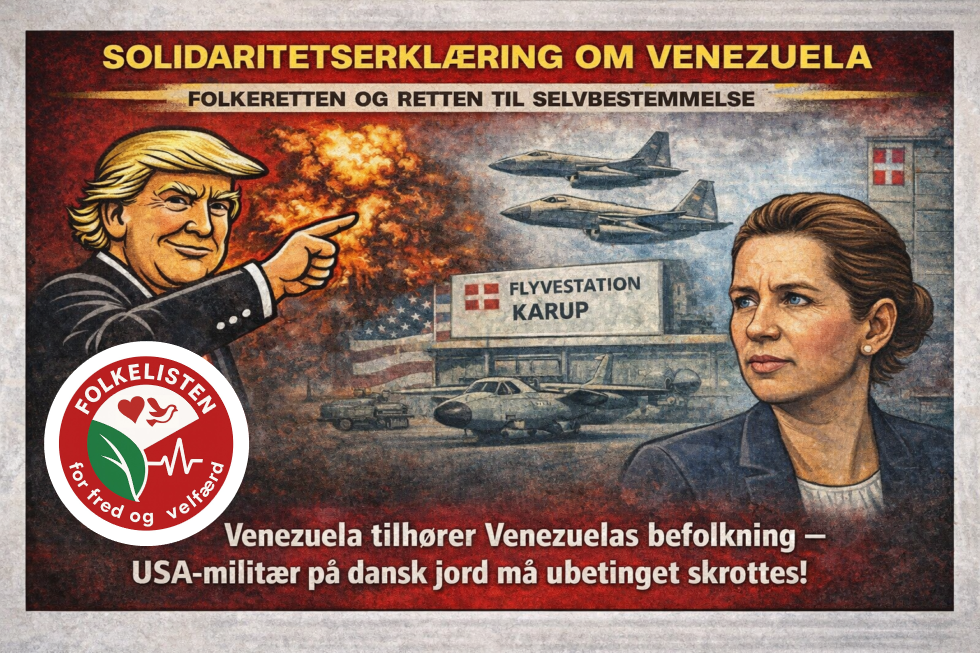 Folkelistens solidaritetserklæring om Venezuela